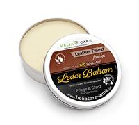 HeliaCARE Premium Lederbalsam mit Bienenwachs - Bio Lederpflege für Ledersofas & Lederschuhe - Kunstleder Pflege in Lebensmittelqualität - Schuhpflege & Möbelpflege aus Deutschland (150ml)