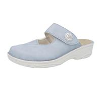Heliane Bequemer Damen Clog von Berkemann mit herausnehmbarem Fußbett und Stretcheinsätzen Slipper Pantolette geeignet für Einlagen und bei Hallux Valgus