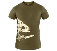 Helikon-Tex T-Shirt (Full Body Skeleton) - Olive Green XXXL
