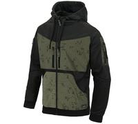 Helikon-Tex Herren Rogue Hoodie Full Zip Schwarz/Desert Night Camo Größe M