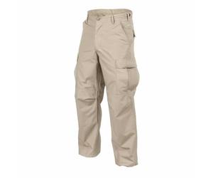 Helikon Tex BDU Pants Cotton Ripstop khaki - taktische Outdoorhose, taktische Einsatzhose S-Long