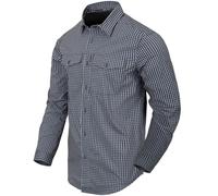 Helikon-Tex Covert Concealed Carry Shirt phantom grey checkered, Größe S, Herren, Synthetik