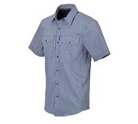 Helikon-Tex Covert Concealed Carry Short Sleeve Shirt royal blue checkered, Größe XXL, Herren, Synthetik