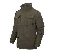 Helikon-Tex Jacke Covert M-65 - Taktische Feldjacke, DuraCanvas, versteckte Kapuze - Taiga Green XXL