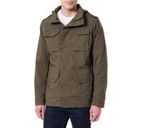Helikon-Tex Taktische Feldjacke M-65 Covert – mit Kapuze, Taschen, winddicht – Taiga Green Größe L