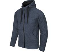 Helikon-Tex Covert Tactical Hoodie FullZip melange blau Größe 3XL, Herren, Baumwolle