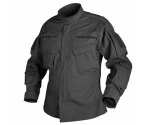 Helikon-Tex CPU Shirt Polycotton Ripstop schwarz - Outdoor Shirt, Polizei, Militär L