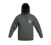 Helikon-Tex - Full-Zip Come And Take It Hoodie Sweatshirt - Mid Grey Melange XXL