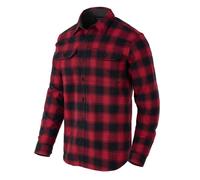 Helikon - GreyMan - Hemd - Coral Crimson Checkered M
