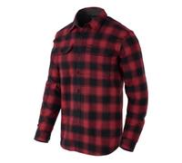 Helikon-Tex GreyMan Shirt, Korallenrot kariert, XL