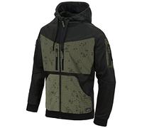 Helikon-Tex Herren Rogue Hoodie Full Zip Schwarz/Desert Night Camo Größe XL