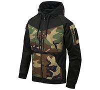 Helikon-Tex Herren Rogue Hoodie Full Zip Schwarz/US Woodland Größe XXL