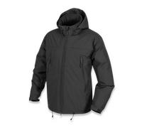 Helikon-Tex Taktische Feldjacke Husky - Outdoor, Einsatz - mit Kapuze, Taschen - Winddichte Outdoorjacke - Schwarz - Größe S