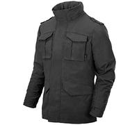 Helikon-Tex Jacke Herren M65 Covert - Taktische Feldjacke mit Versteckte Kapuze & DuraCanvas - Winddichte Outdoorjacke aus Militärstil mit abnehmbarer Bauchtasche
