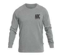 Helikon-Tex T-shirt Long Sleeve (ABC Always Be Cool) - Mid Grey Melange, L