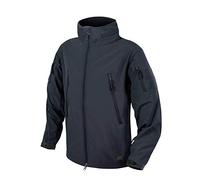 Helikon-Tex Taktische Feldjacke Gunfighter - Outdoor, Einsatz - mit Kapuze, Taschen - Winddichte Outdoorjacke - Marineblau - Größe L