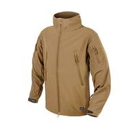 Helikon-Tex Taktische Feldjacke Gunfighter - Outdoor, Einsatz - mit Kapuze, Taschen - Winddichte Outdoorjacke - Coyote - Größe L