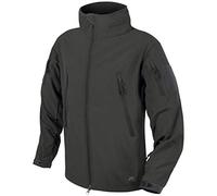 Helikon-Tex Taktische Feldjacke Gunfighter - Outdoor, Einsatz - mit Kapuze, Taschen - Winddichte Outdoorjacke - Aschgrau - Größe 3XL
