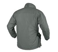 Helikon-Tex Taktische Feldjacke Husky - Outdoor, Einsatz - mit Kapuze, Taschen - Winddichte Outdoorjacke - Alpha Grün - Größe L