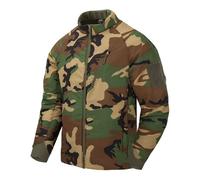 Helikon-Tex Taktische Feldjacke Wolfhound - Outdoor, Patrol - mit Kapuze, zwei Taschen - Winddichte Outdoorjacke - US Woodland - Größe S