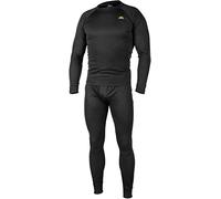 Helikon-Tex Underwear (Full Set) US LVL 1 Unterwäsche Schwarz Olivgrün Thermo-Unterwäsche-Set Longsleeve und langer Unterhose (Schwarz, 3XL)