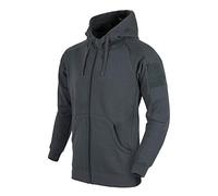 Helikon Tex Urban Tactical Hoodie Lite FullZip grau Größe L, Herren, Baumwolle