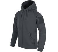 Helikon Tex Urban Tactical Hoodie Lite FullZip grau Größe L, Herren, Baumwolle