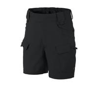 Helikon-Tex Shorts PoliCotton Rip-Stop UTS 6" – leicht, atmungsaktiv, Cargo-Shorts – Schwarz 3XL