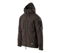 Helikon-Tex Winter Yukon Herren Tactical Jacke - Robuste Bushcraft Winterjacke - Climashield Isolierung - 8 Taschen (DE/NL/SE/PL, Alphanumerisch, XXL, Regular, Regular, Earth Brown/Black A)