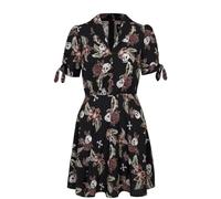 Hell Bunny Alani Mini Dress Frauen Kurzes Kleid Multicolor S 100% Viskose A-Linien-Kleider, Rockabilly