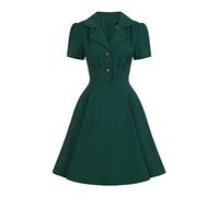 Hell Bunny Vera Lynn Dress Green Frauen Mittellanges Kleid grün S