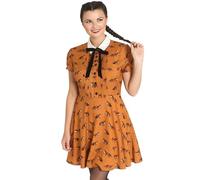 Hell Bunny Vixey Fox Vixen Kurz Minikleid - Braun, 46