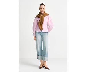Hellblaue Wide-Leg-Jeans 27/32 denim blue