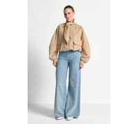 Hellblaue Wide-Leg-Jeans 28/32 denim blue