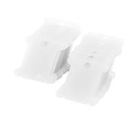 Hellery 200 Stück Floss Bobbins Garnorganizer Stickgarnhalter Fadenaufbewahrungs Karten Aus Strapazierfähigem PP mit Sicheren Schlitzen für Hobbybastler Nähfr, Klar