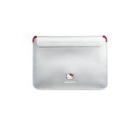 Hello Kitty 14" Laptop-Hülle, silbernes Metalllogo