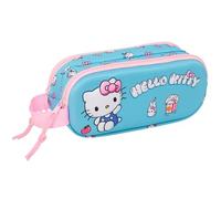 HELLO KITTY 3D-Federmäppchen für Kinder, ideal für Kinder im Schulalter, bequem und vielseitig, Qualität und Widerstandsfähigkeit, 21 x 6 x 8 cm
