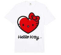 Hello Kitty - Big Heart Comfort Colors Adult Heavyweight T-Shirt