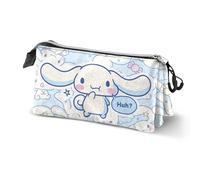 HELLO KITTY Cinnamoroll Candy-Dreifach Federmäppchen, Blau, 23 x 11 cm