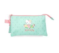 Hello Kitty Floral Hüllen und Zubehör Blau 23x9x7 cm Polyester