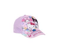 Hello Kitty & Friends Mädchen Hut, Kuromi My Melody Baseballkappe, Sommerhut für Kinder (DE/NL/SE/PL, Numerisch, 53, Lila)