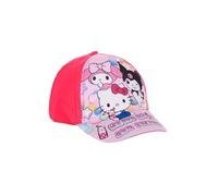Hello Kitty & Friends Mädchen Hut, Kuromi My Melody Baseballkappe, Sommerhut für Kinder (DE/NL/SE/PL, Numerisch, 53, Rosa)