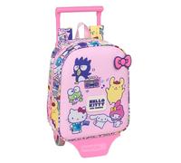 Safta Hello Kitty & Friends 6l Wheeled Backpack Rosa Kinder