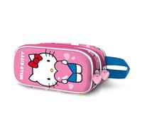 Karactermania Doppelfedermäppchen Hello Kitty Heart-3D Rosa 22 x 10 cm