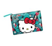 Hello Kitty Jungle-Soleil Strand-Kulturbeutel, Grün, 30 x 22 cm