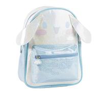 Hello Kitty Kinderrucksack für Mädchen, Freizeitrucksack, Einheitsgröße, Hellblau mit Glanz, Fronttasche mit Reißverschluss und verstellbaren Trägern, offizielles Lizenzprodukt für Schule und