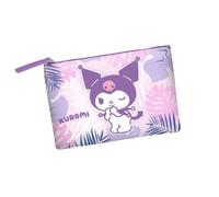 Hello Kitty Kuromi Funny-Soleil Strand-Kulturbeutel, Rosa, 30 x 22 cm