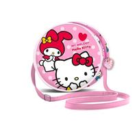 Hello Kitty Lovely-Runde Umhängetasche, Rosa, 18,5 x 18,5 cm