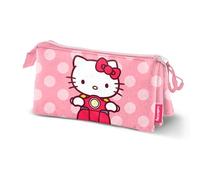 Hello Kitty Moto-Dreifach Federmäppchen, Rosa, 23 x 11 cm