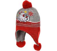 Hello Kitty Mütze "Hello Kitty" in Rot - Größe 52 cm | Kindermuetzen